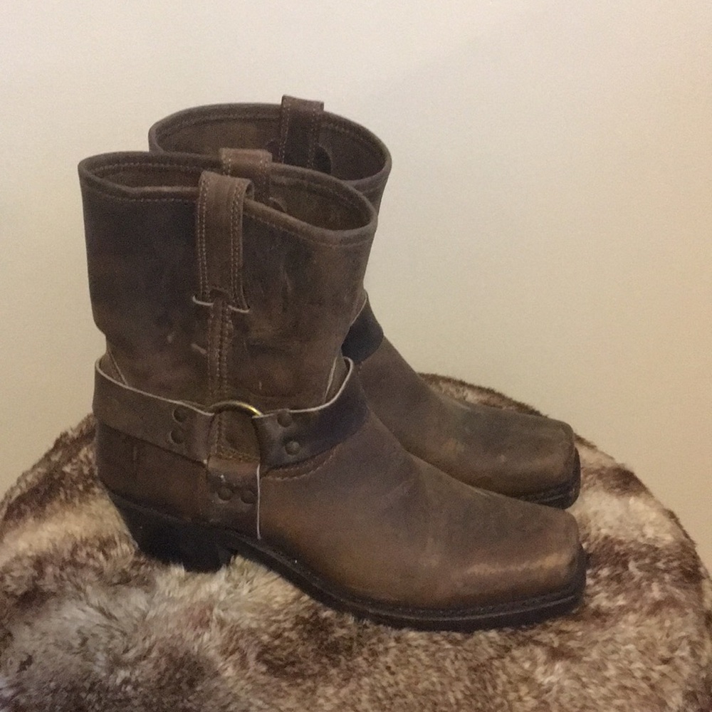 FRYE WOMEN'S HARNESS MOTORCYCLE BOOTS